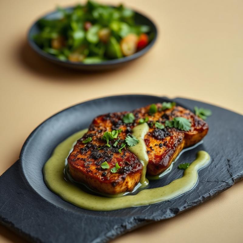 Pan Grilled Cottage Cheese Steak